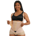 Cargar imagen en el visor de la galería, [V-180] Faja Body Short Encaje Doble Compresión Cintura Avispa
