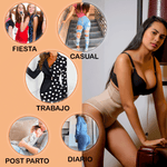 Cargar imagen en el visor de la galería, [V-010] Faja de Mujer Vicky Ajuste Alto de Algodón Reduce y Moldea
