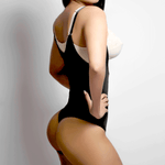 Cargar imagen en el visor de la galería, [V-065] Faja Body Semi Hilo Levanta Glúteos de Algodón y Powernet
